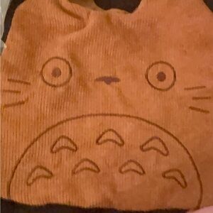 Orange Cat Face Tote Bag